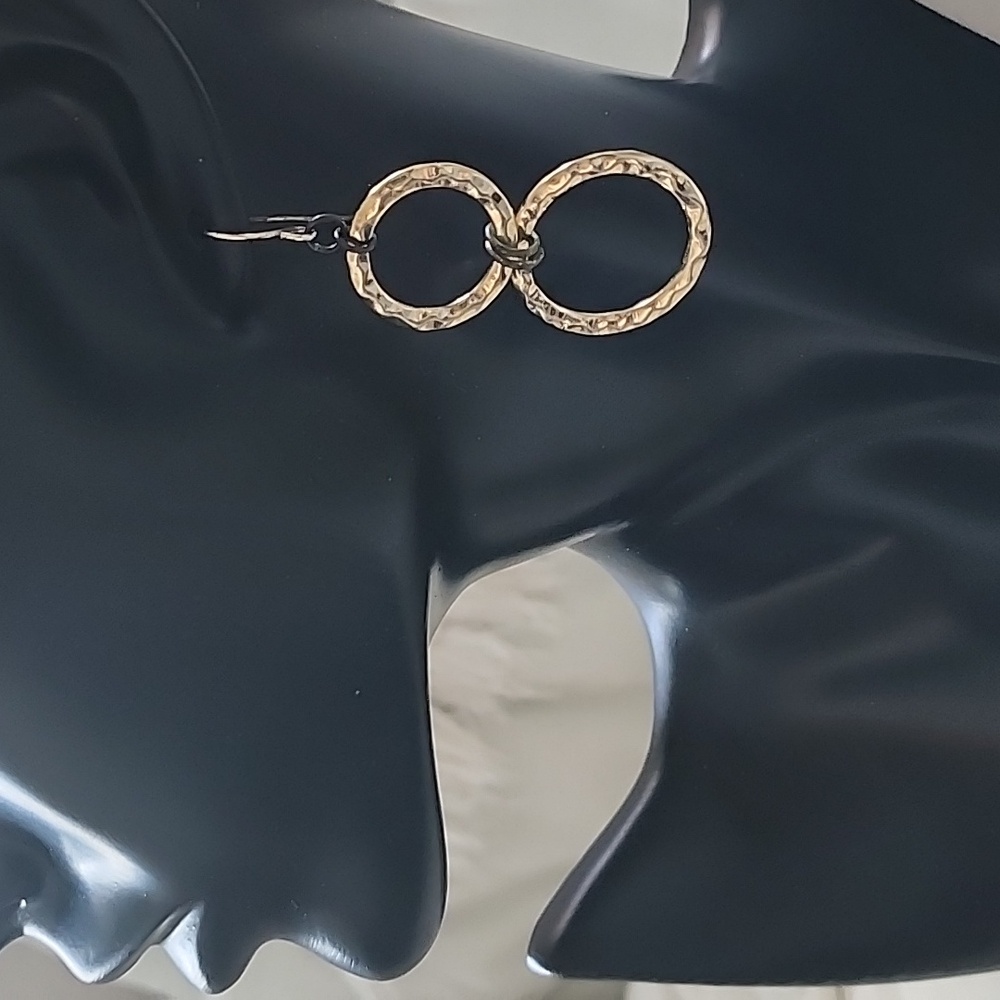 Gold earrings
